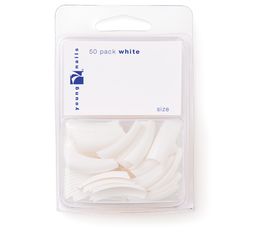 50 YN White Tips Refill # 6- типсы белые №6, фото 1