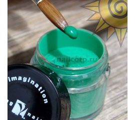 Rainbow Green Powder — цветная акриловая пудра, 7 гр, фото 1