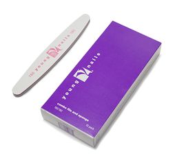 180/180 Pink Combo — комбинированная пилка для искусственных и натуральных ногтей, фото 1