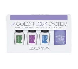 Zoya Mini Color Lock System - набор минисредств д/закрепления лака 4шт, фото 1