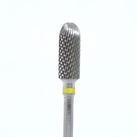 Фреза твердосплавная Цилиндр с округлым концом желтый 5мм, фото 1