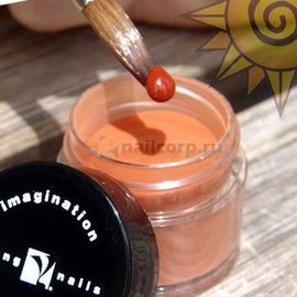 ET Orange Brown Powder — цветная акриловая пудра, 7 гр, фото 1
