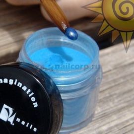 Metallic Blue Powder — цветная акриловая пудра, 7 гр, фото 1