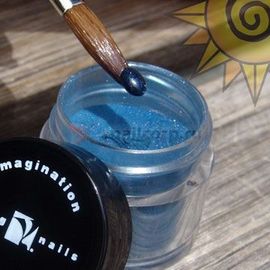 Metallic Dark Blue Powder — цветная акриловая пудра, 7 гр, фото 1