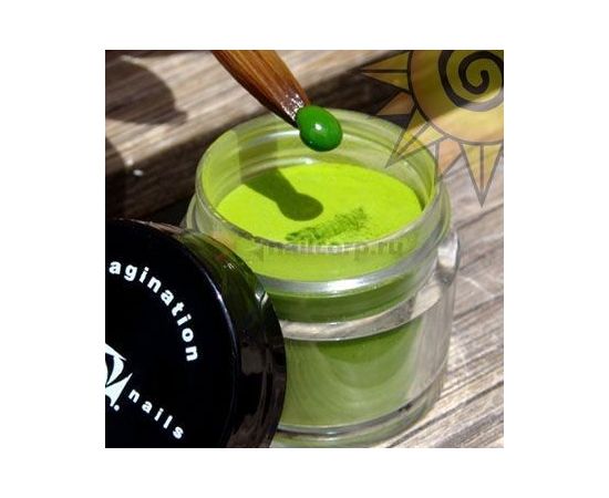 Pop Brights Green — цветная акриловая пудра, 7 гр, фото 1