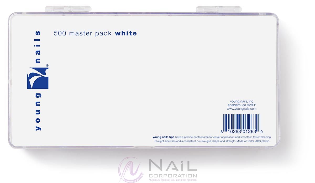 White masters. Domix типсы натуральные 500 шт/уп. White Masters Красноярск.